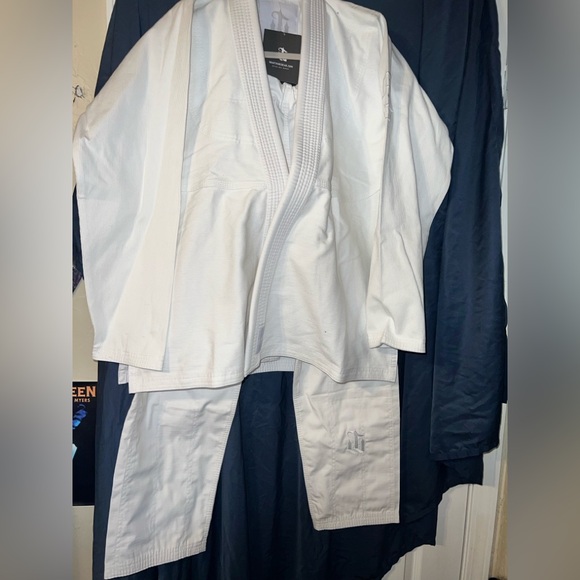 Premium ju jitsu gi white water uniform size w2 - Picture 1 of 9